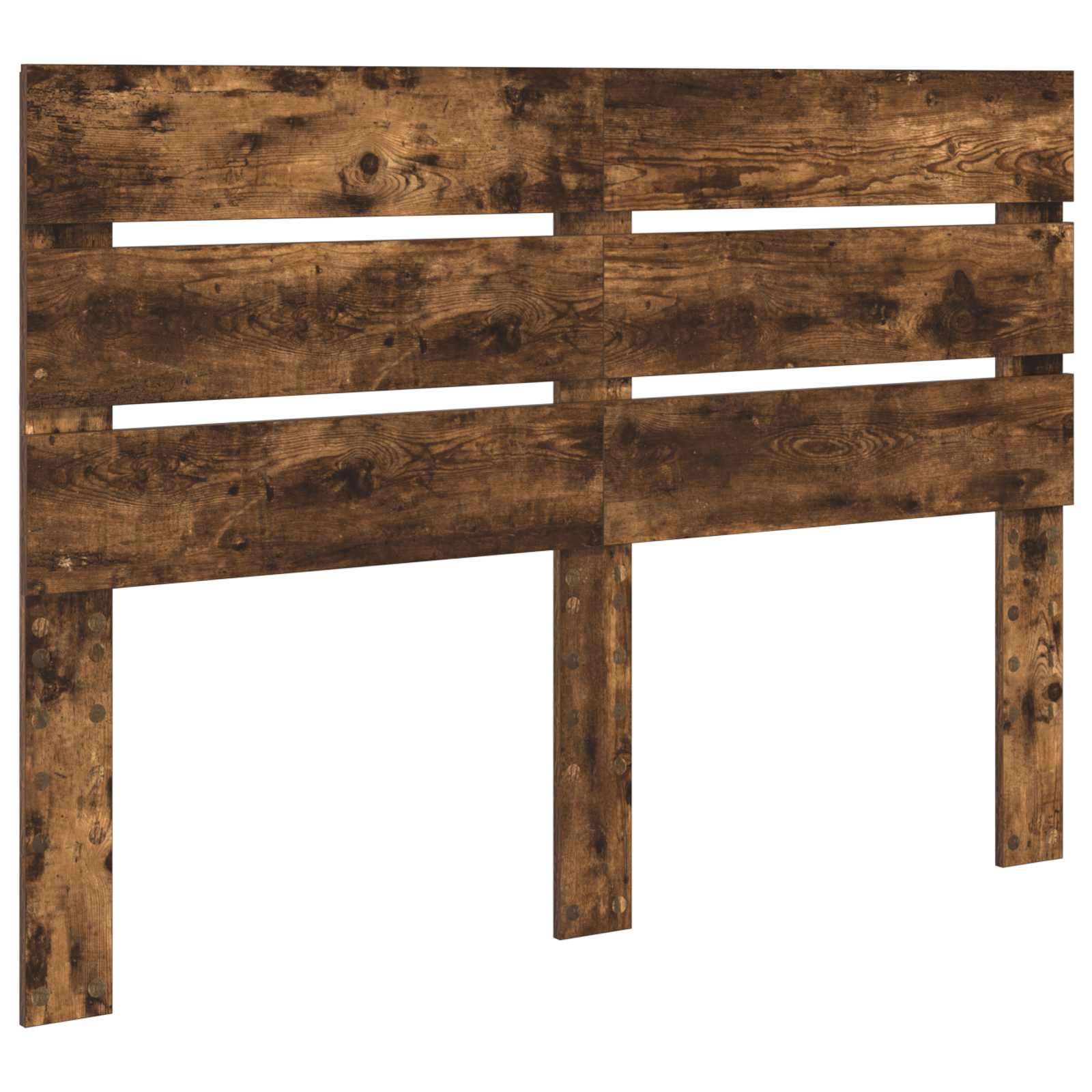 Struttura del letto Rovere fumé 140 x 190 cm Pino massello | homemem39