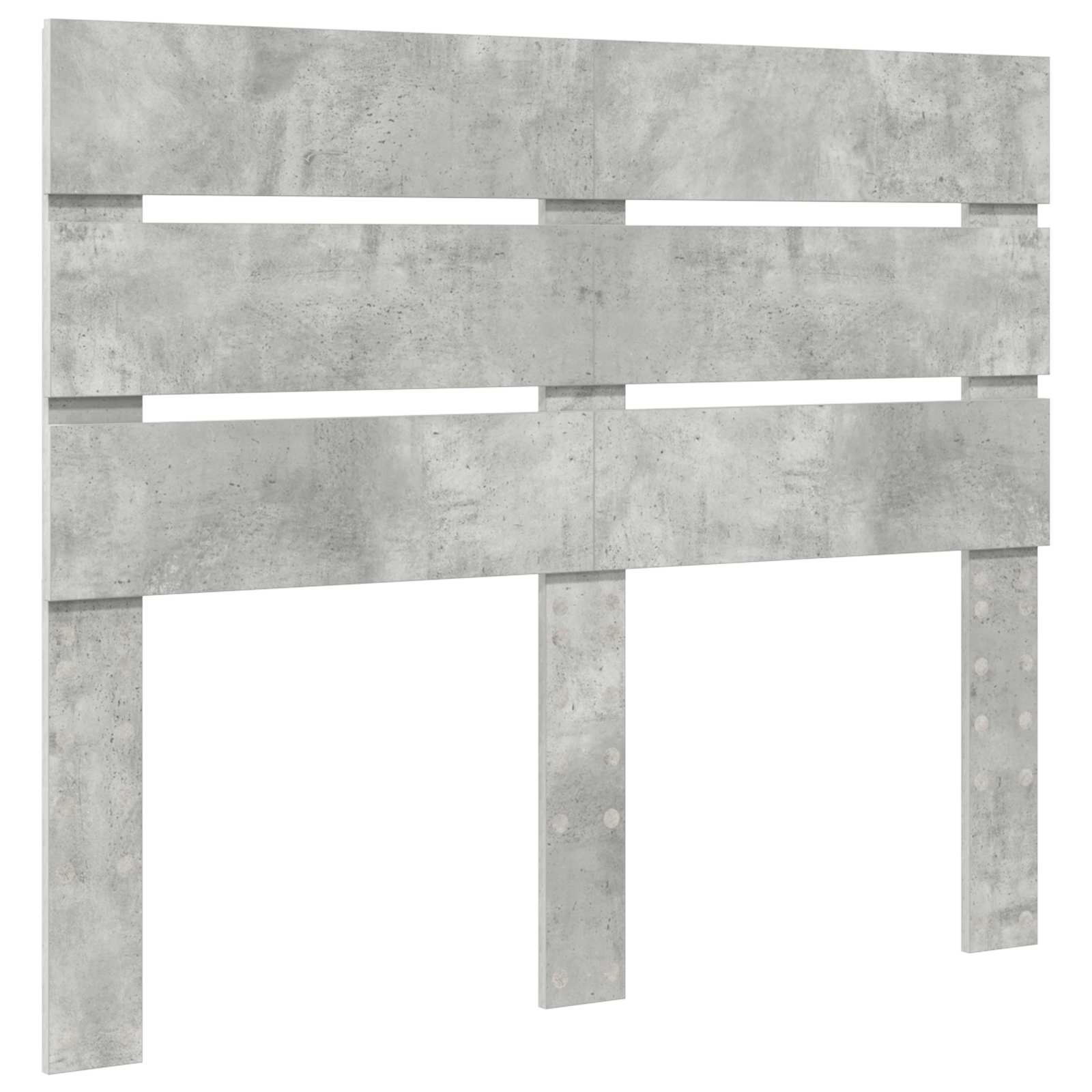 Struttura del letto Grigio Concretè 135 x 190 cm Pino massello | homemem39