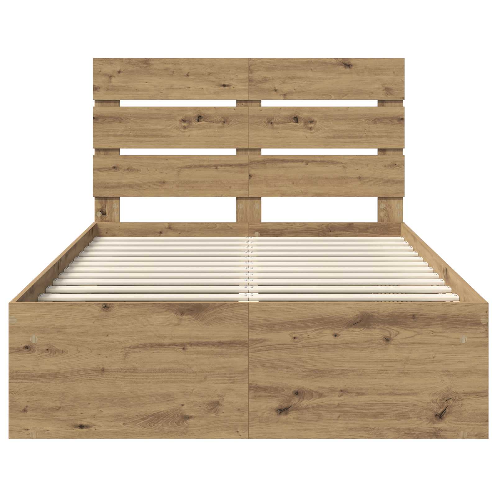 Struttura del letto Rovere Artigianale 135 x 190 cm | homemem39