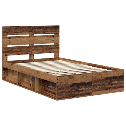 Struttura del letto Legno vecchio 120 x 200 cm Pino massello | homemem39