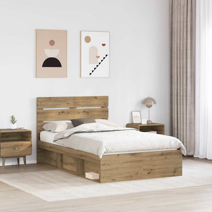 Struttura del letto Rovere Artigianale 120 x 200 cm | homemem39