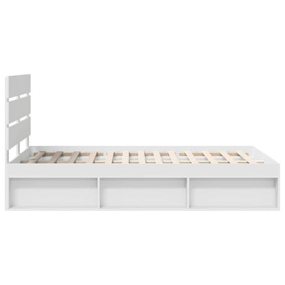 Struttura del letto Bianco 120 x 190 cm Pino massello | homemem39