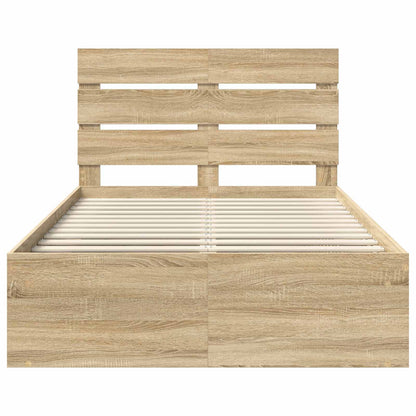 Struttura del letto Sonoma 120 x 190 cm Pino massello | homemem39
