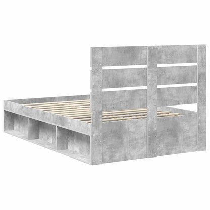 Struttura del letto Calcestruzzo 120 x 190 cm Pino massello | homemem39