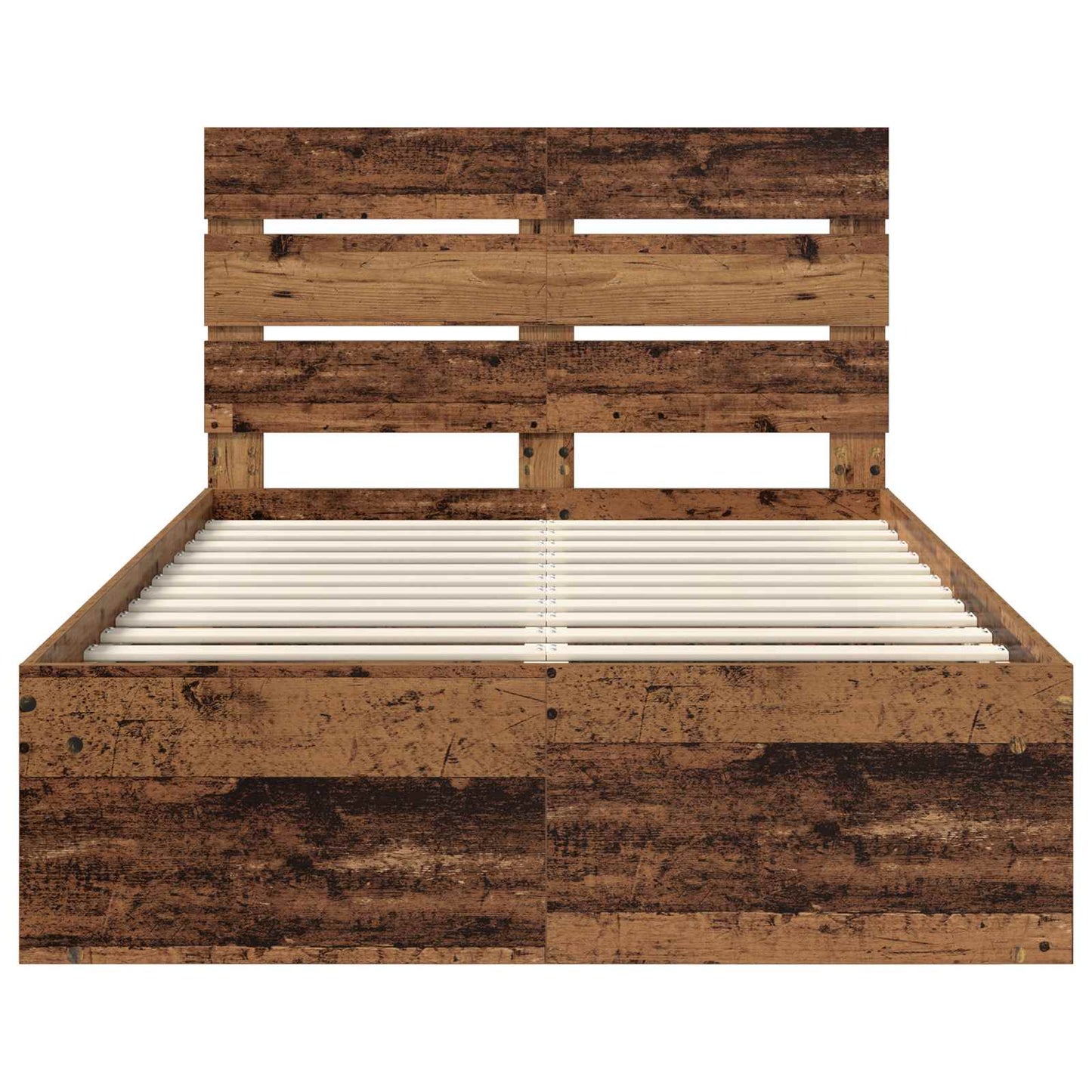 Struttura del letto Legno vecchio 120 x 190 cm Pino massello | homemem39