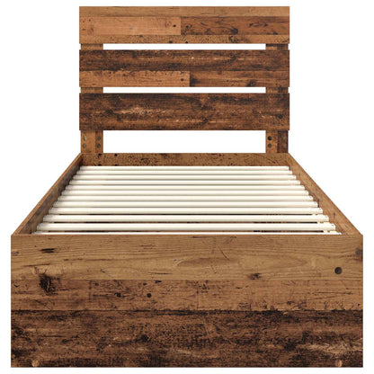 Struttura del letto Legno vecchio 100 x 200 cm Pino massello | homemem39