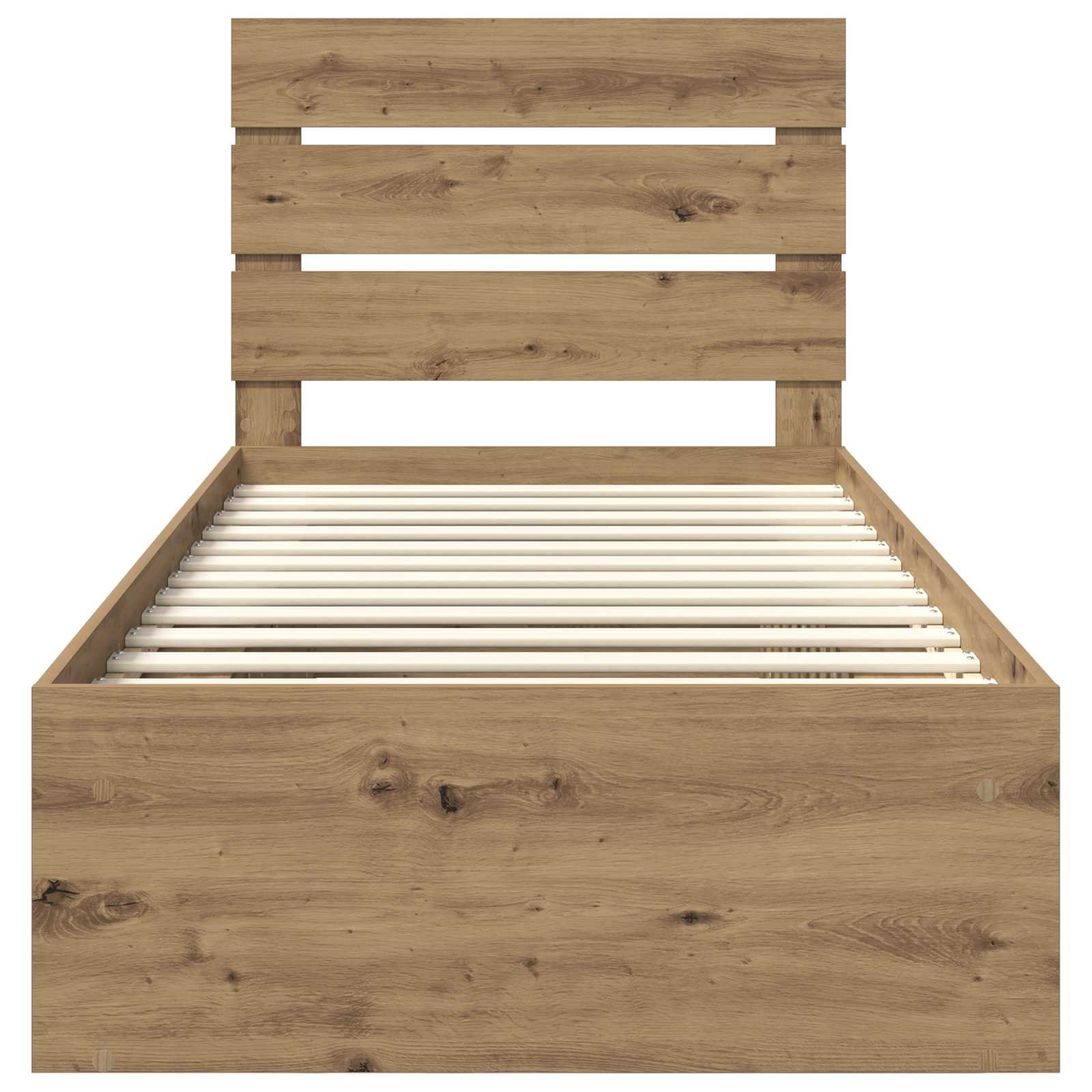 Struttura del letto Rovere Artigianale 100 x 200 cm | homemem39