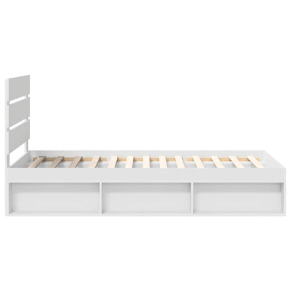Struttura del letto Bianco 90 x 200 cm Pino massello | homemem39
