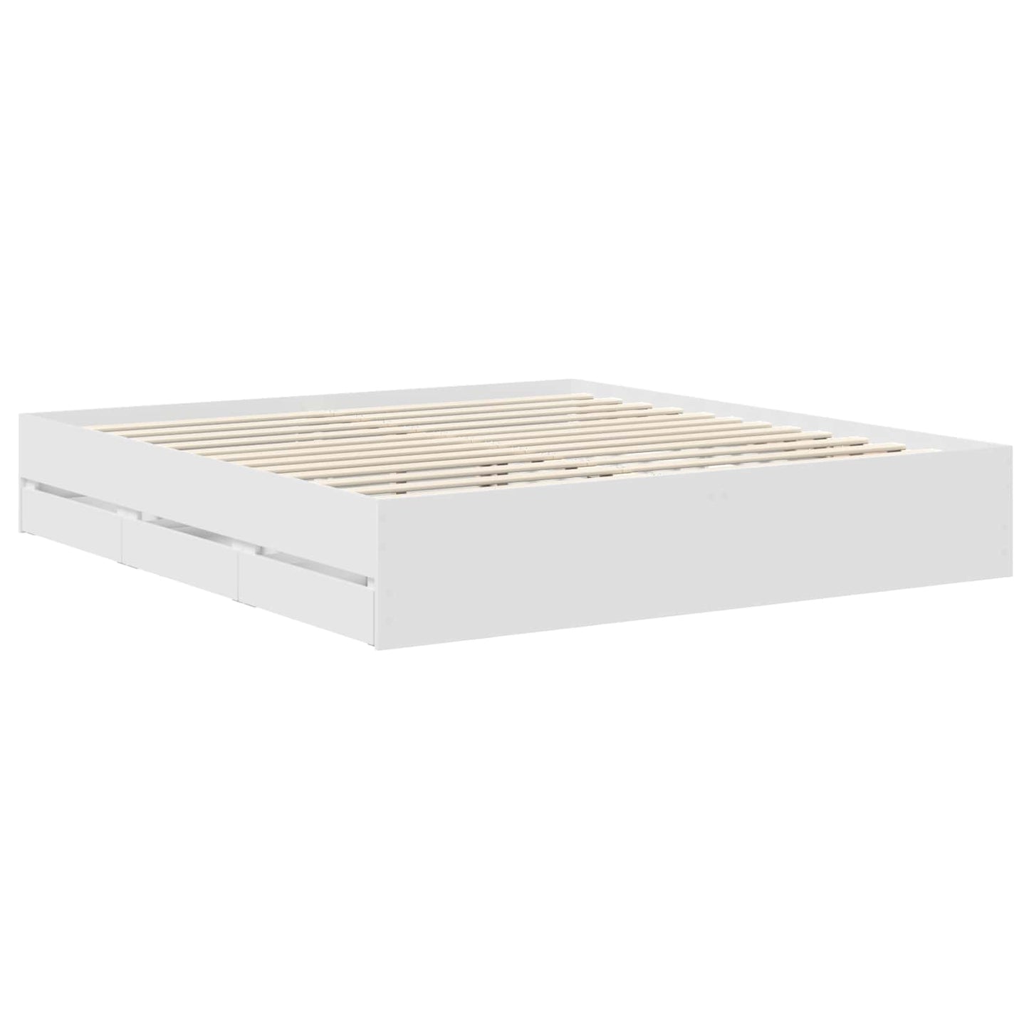 Struttura del letto Bianco 180 x 200 cm Legno Ingegnerizzato