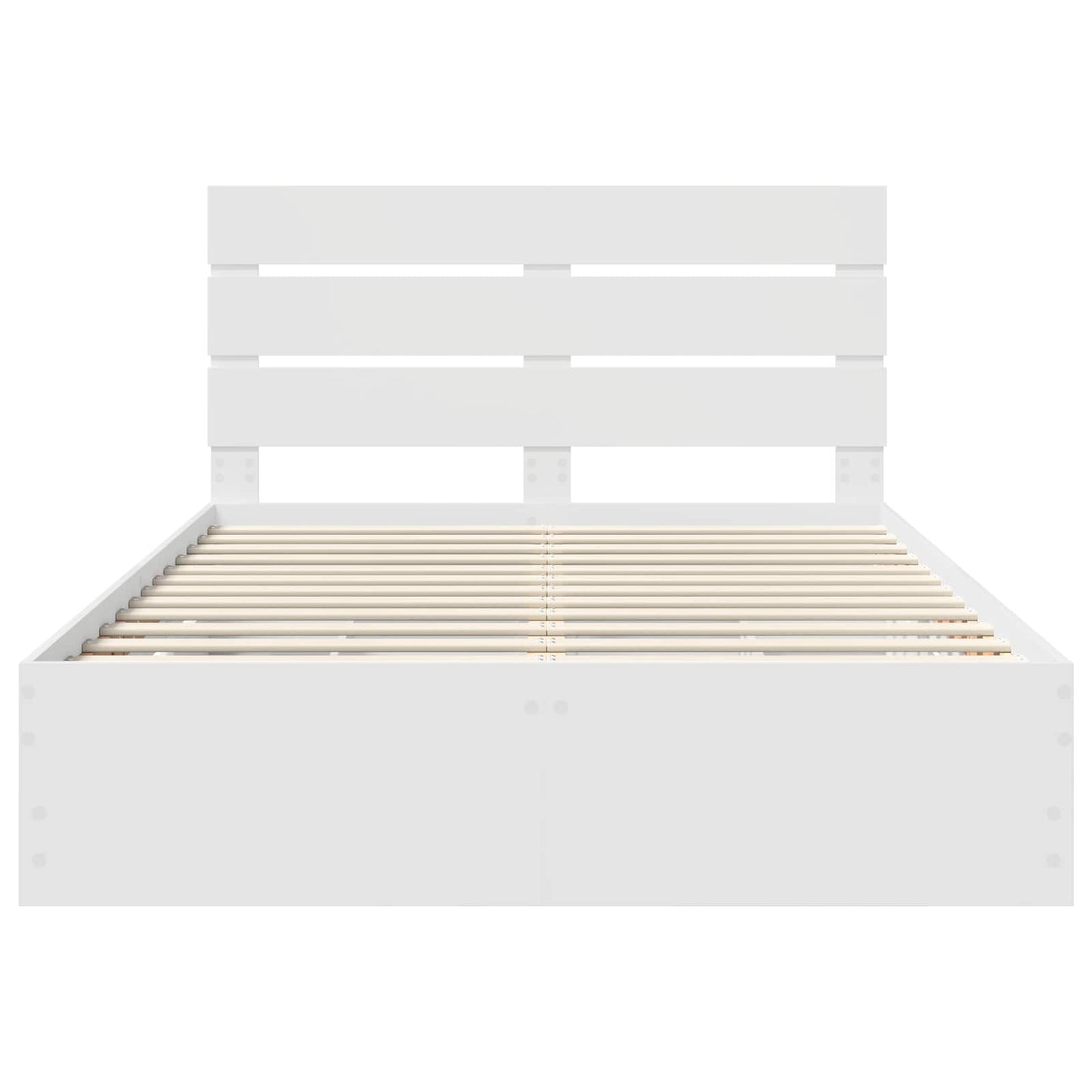 Struttura del letto Bianco 150 x 200 cm Legno Ingegnerizzato | homemem39