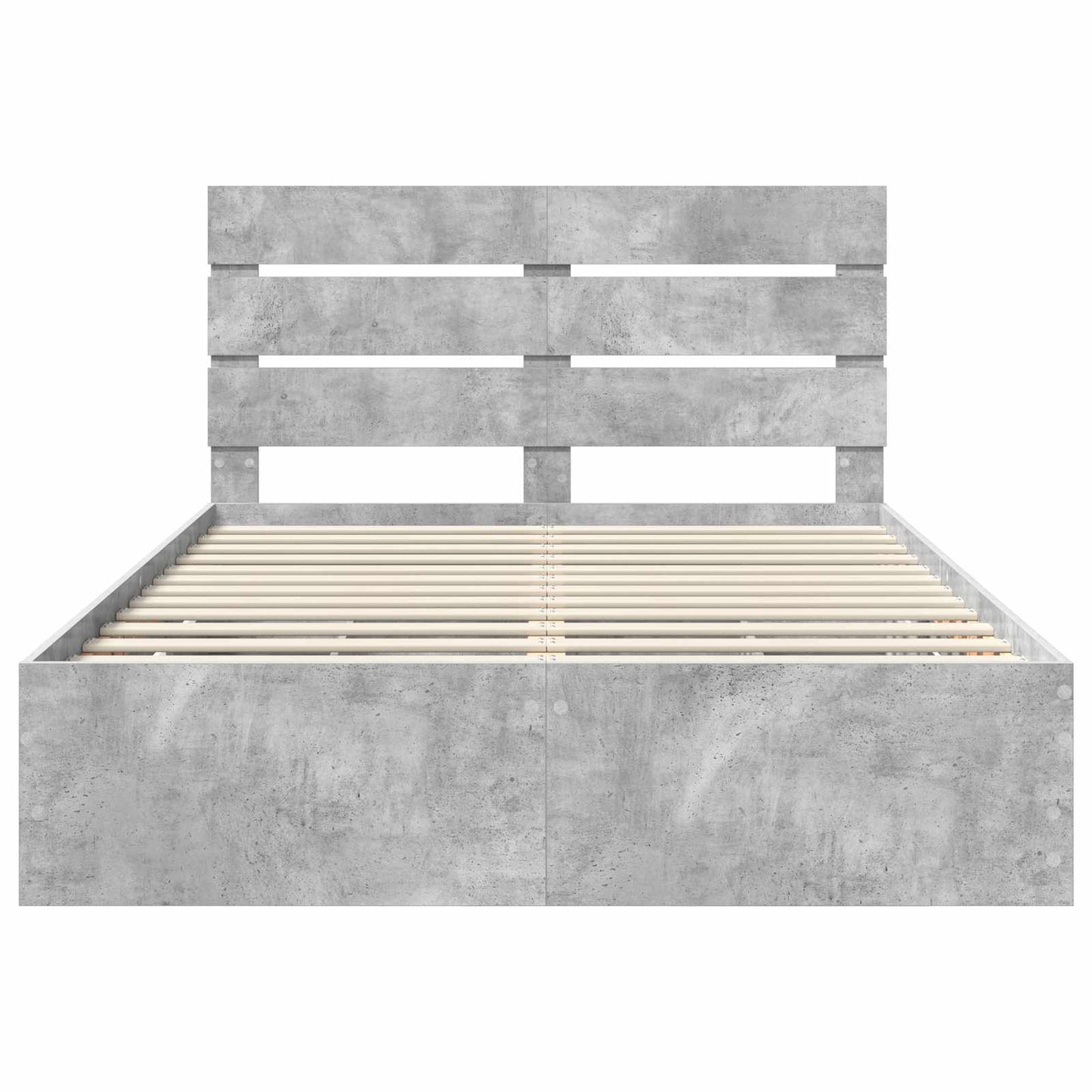 Struttura del letto con cassetto Grigio cemento 140 x 200 cm | homemem39