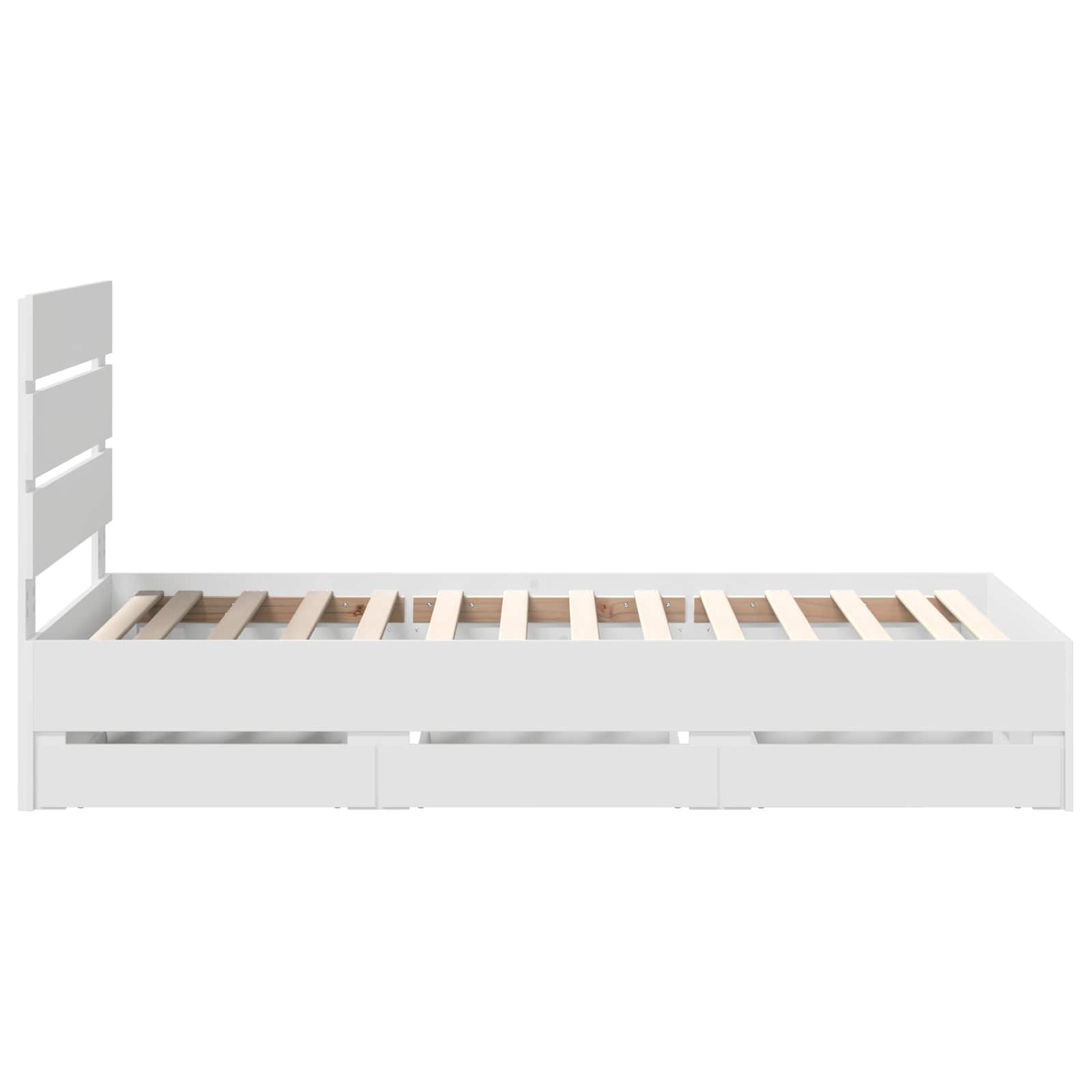 Struttura del letto Bianco 90 x 190 cm Legno Ingegnerizzato | homemem39