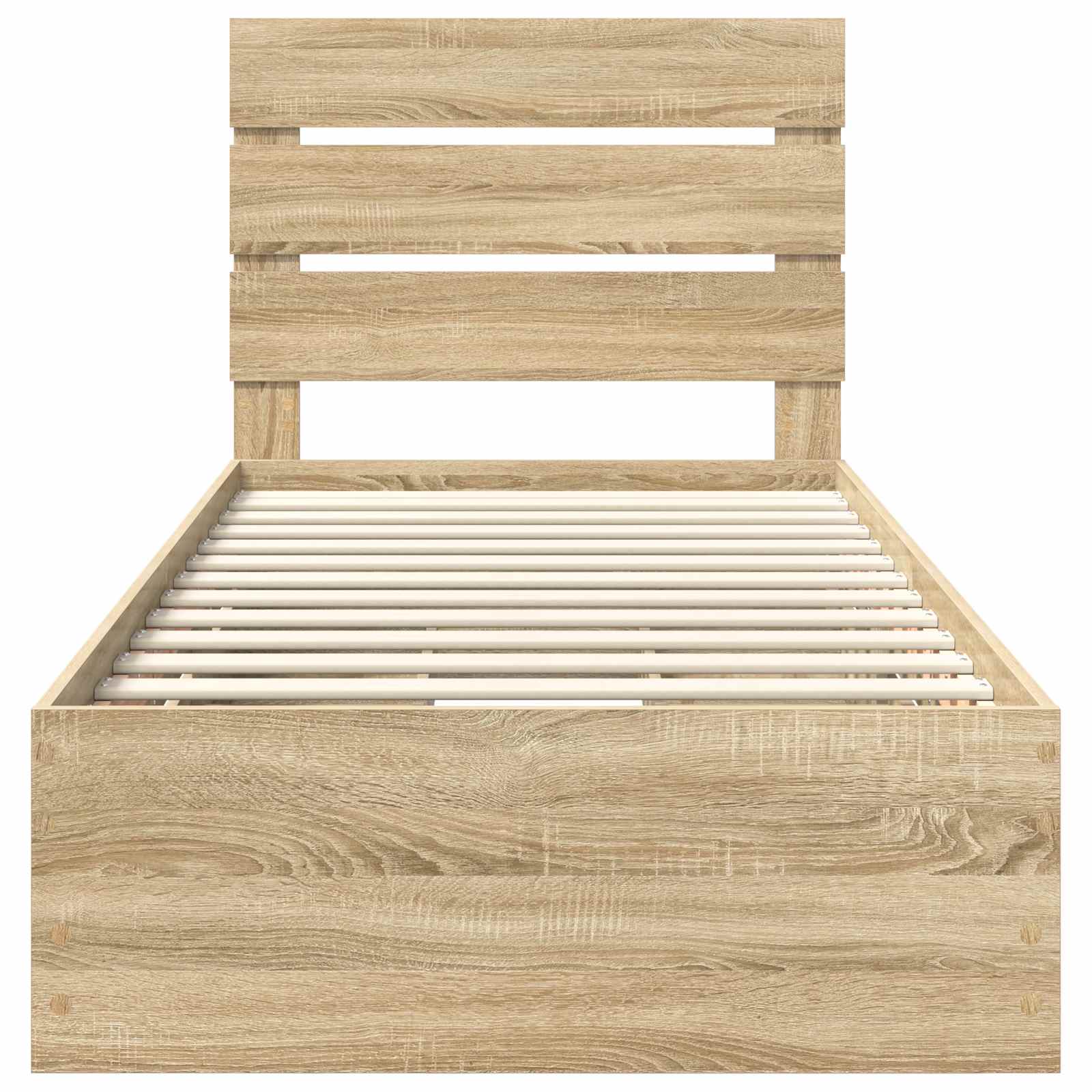Struttura del letto con cassetto Rovere Sonoma 75 x 190 cm | homemem39