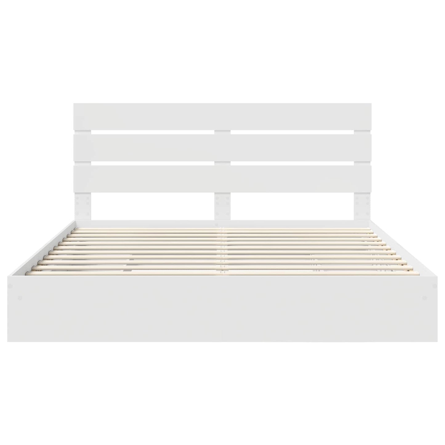 Letto con Contenitore Bianco 180 x 200 cm Legno multistrato | homemem39
