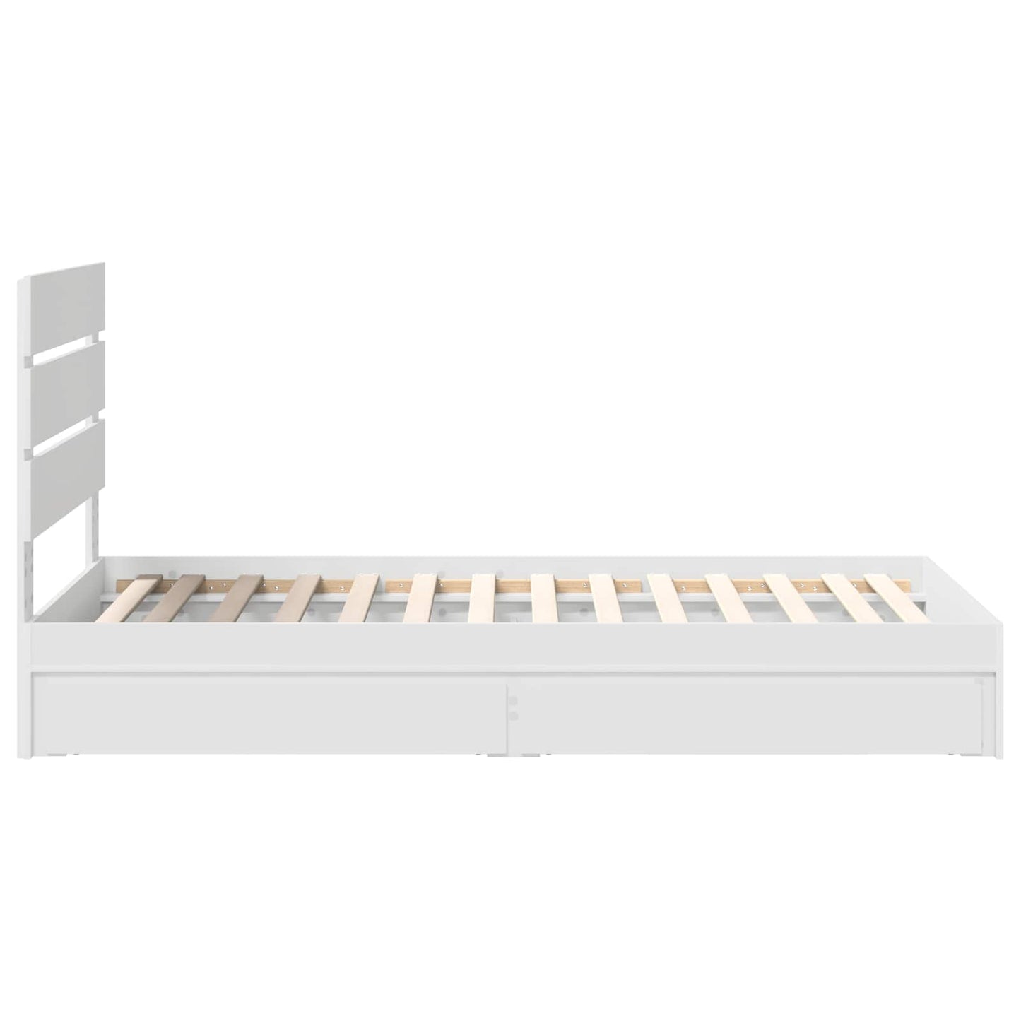 Letto con Contenitore Bianco 90 x 200 cm Legno multistrato | homemem39