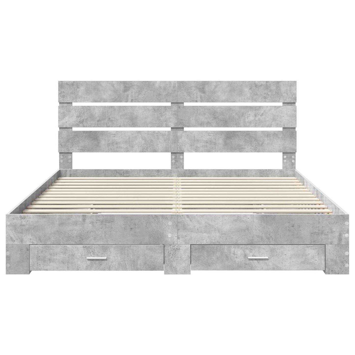 Struttura del letto con cassetto Grigio cemento 180 x 200 cm | homemem39