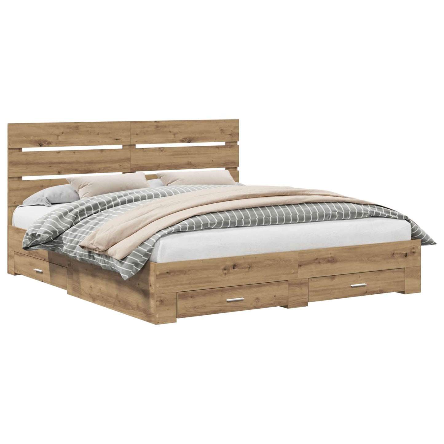 Struttura del letto Rovere artigianale 180 x 200 cm