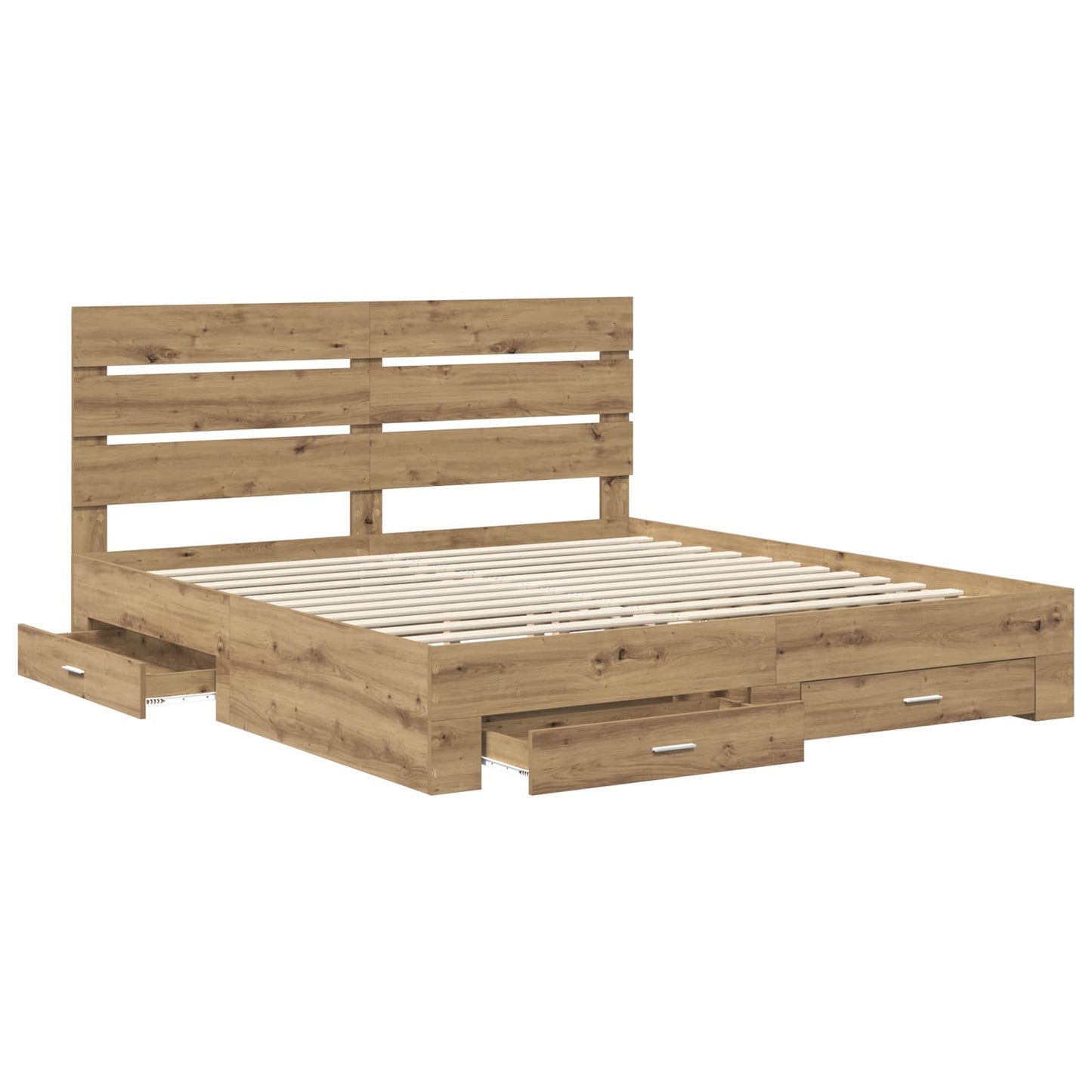 Struttura del letto Rovere artigianale 180 x 200 cm