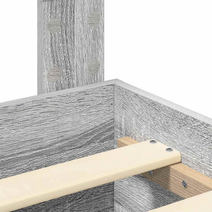 Struttura del letto con cassetto Grigio Sonoma 120 x 190 cm