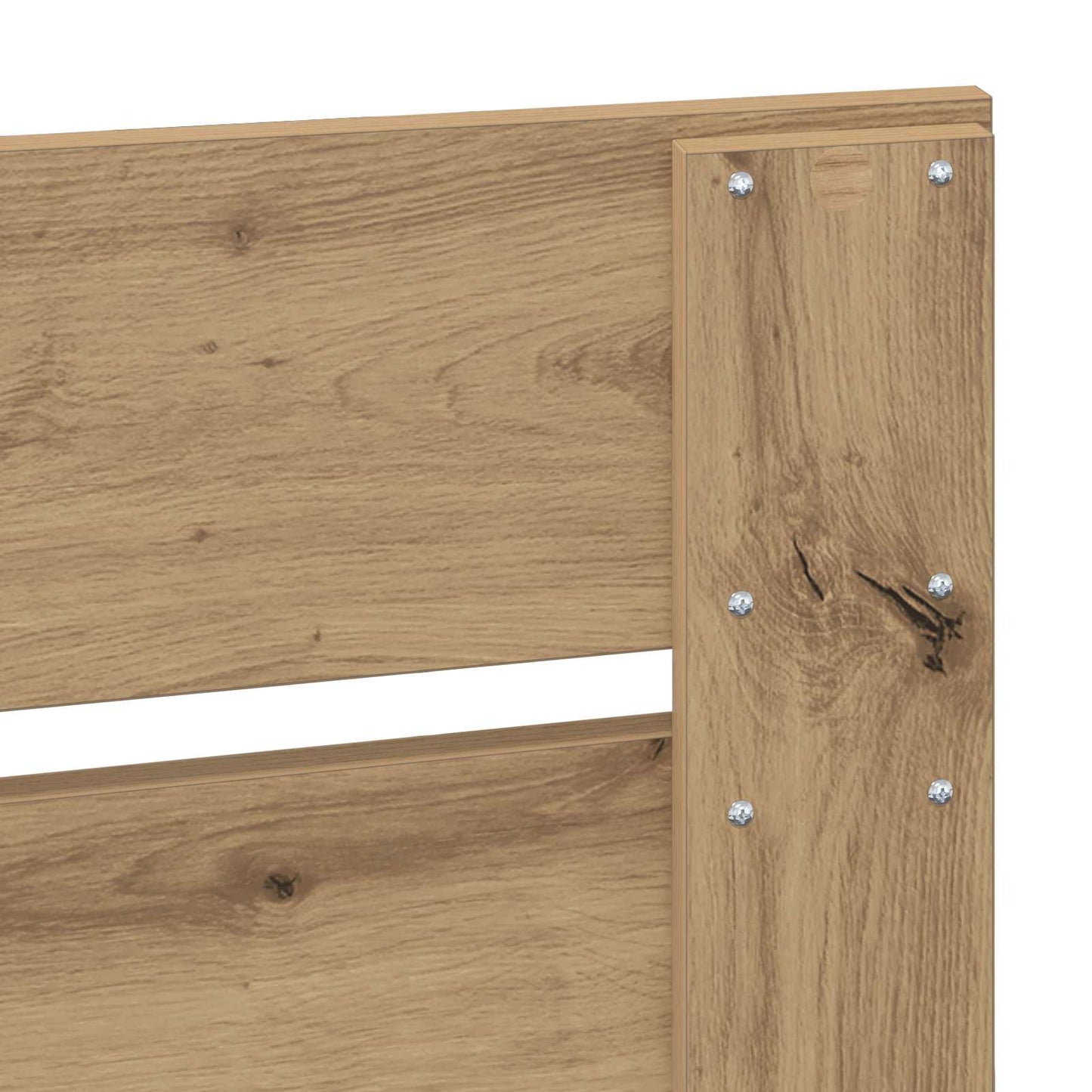 Struttura del letto Rovere artigianale 100 x 200 cm