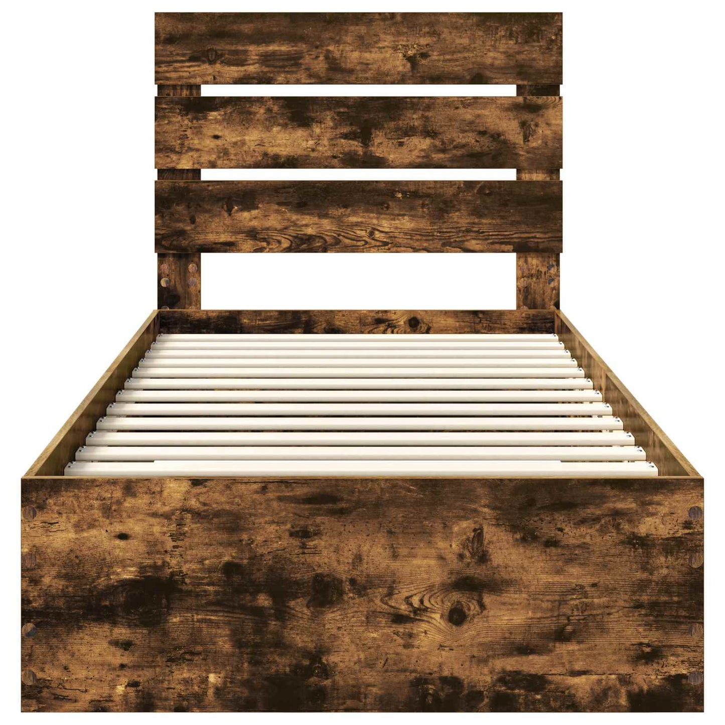 Struttura del letto Rovere fumé 90 x 190 cm Legno multistrato