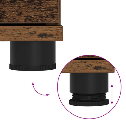 Panca per ingresso con cuscino Legno vecchio 60 x 38 x 46 cm