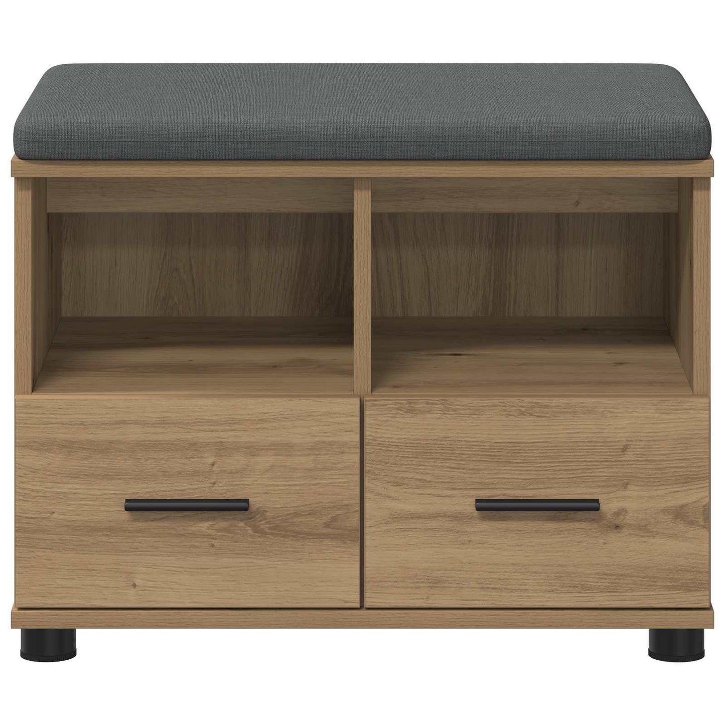 Panca per ingresso Rovere artigianale 60 x 38 x 46 cm