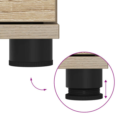 Panca per ingresso con cuscino Rovere Sonoma 80 x 38 x 46 cm