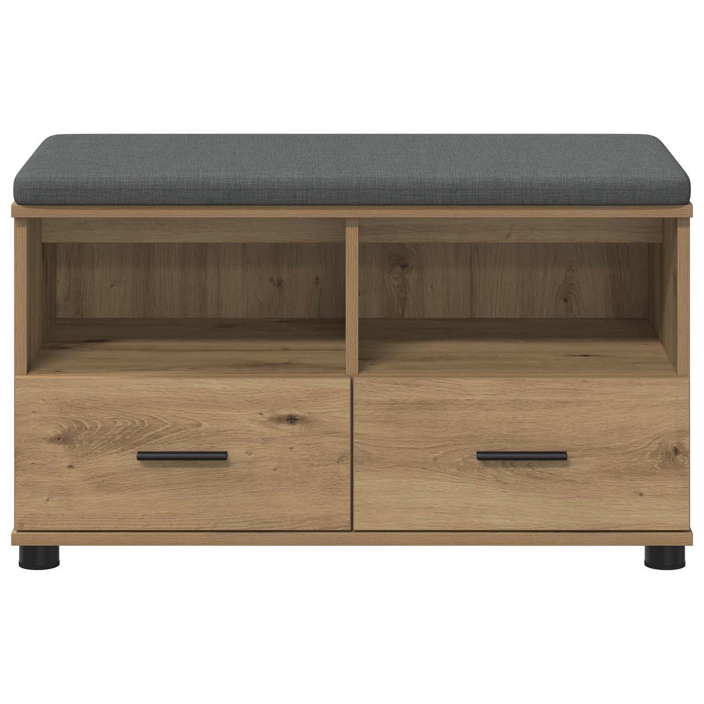 Panca per ingresso Rovere artigianale 80 x 38 x 46 cm