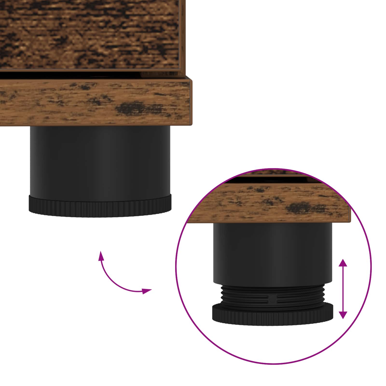 Panca per ingresso con cuscino Legno vecchio 100 x 38 x 46 cm | homemem39