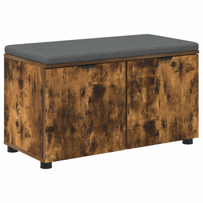 Panca per ingresso con porta Quercia Affumicata 80 x 38 x 46 cm | homemem39