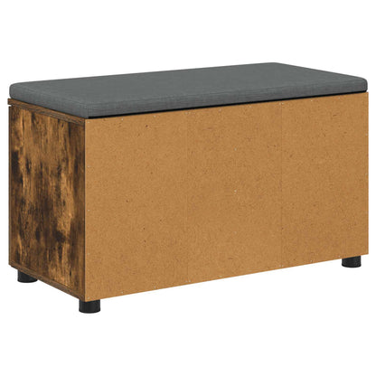 Panca per ingresso con porta Quercia Affumicata 80 x 38 x 46 cm | homemem39