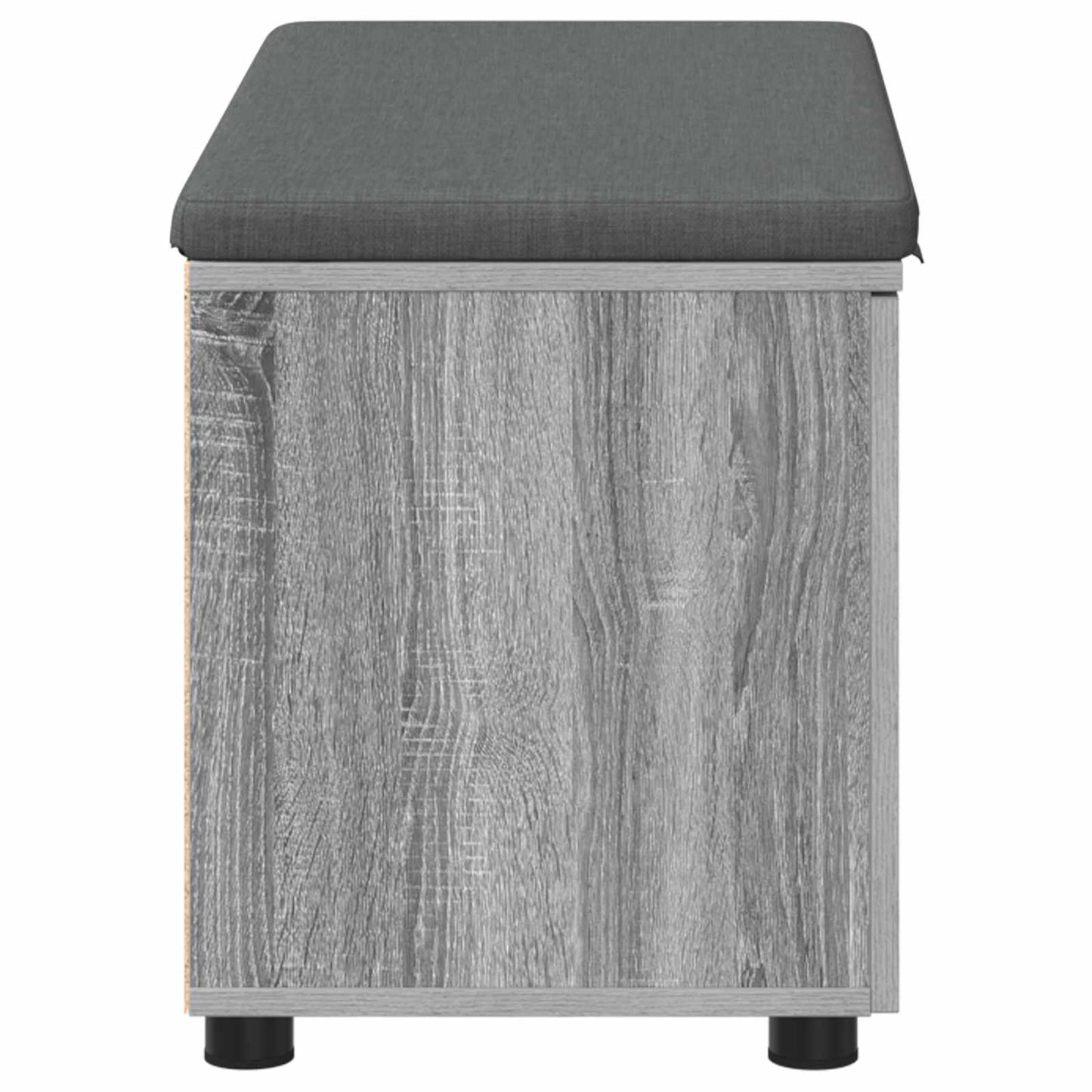Panca per ingresso con cuscino Sonoma grigia 80 x 38 x 46 cm | homemem39