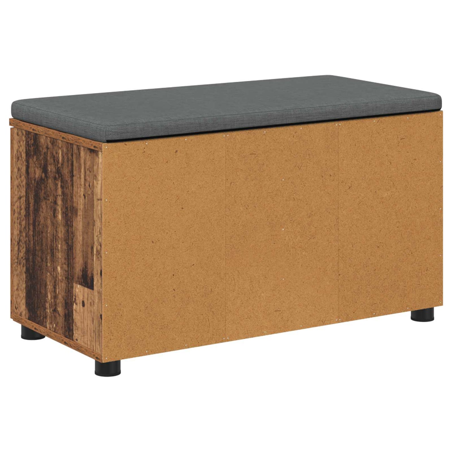 Panca per ingresso con cuscino Legno vecchio 80 x 38 x 46 cm | homemem39