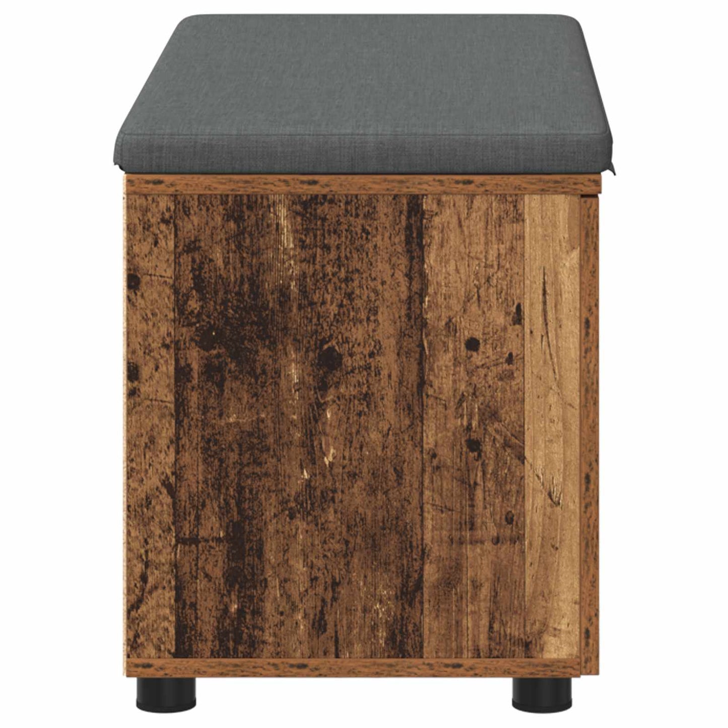 Panca per ingresso con cuscino Legno vecchio 80 x 38 x 46 cm | homemem39