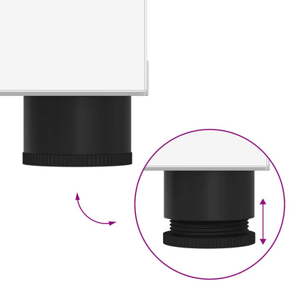 Panca per ingresso con cuscino Bianco 100 x 38 x 46 cm