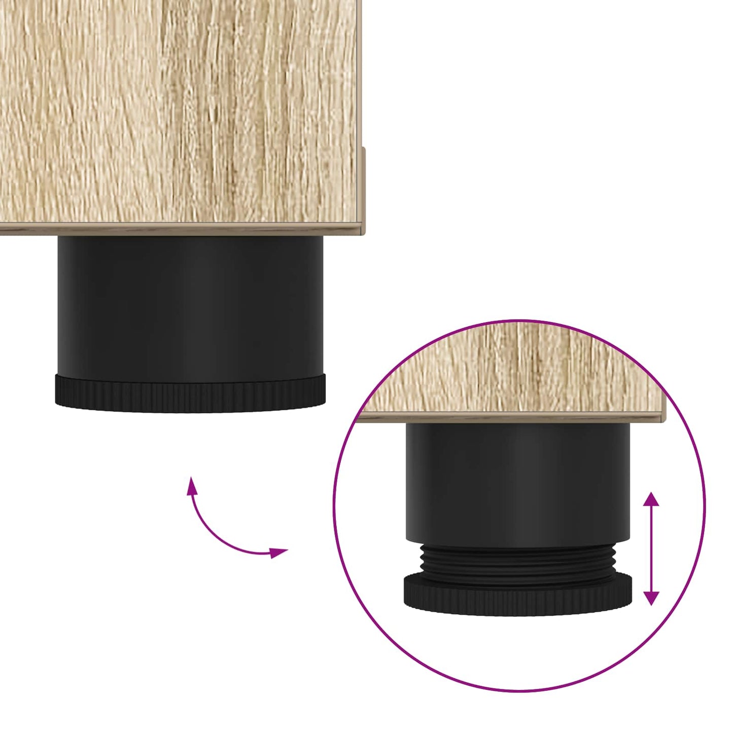 Panca per ingresso con cuscino Rovere Sonoma 100 x 38 x 46 cm