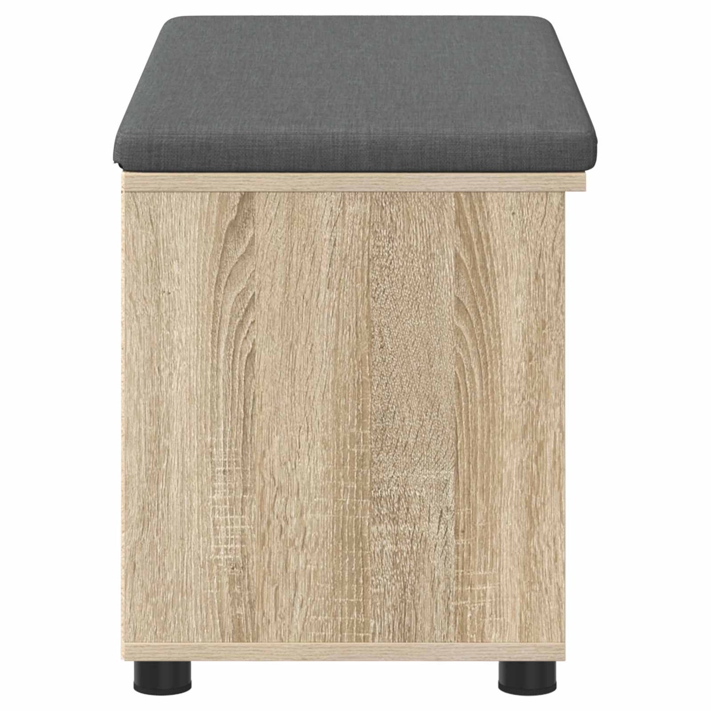 Panca per ingresso con cuscino Rovere Sonoma 80 x 38 x 46 cm