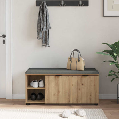 Panca per ingresso Rovere artigianale 100 x 38 x 46 cm