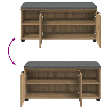 Panca per ingresso Rovere Artigianale 100 x 38 x 46 cm | homemem39