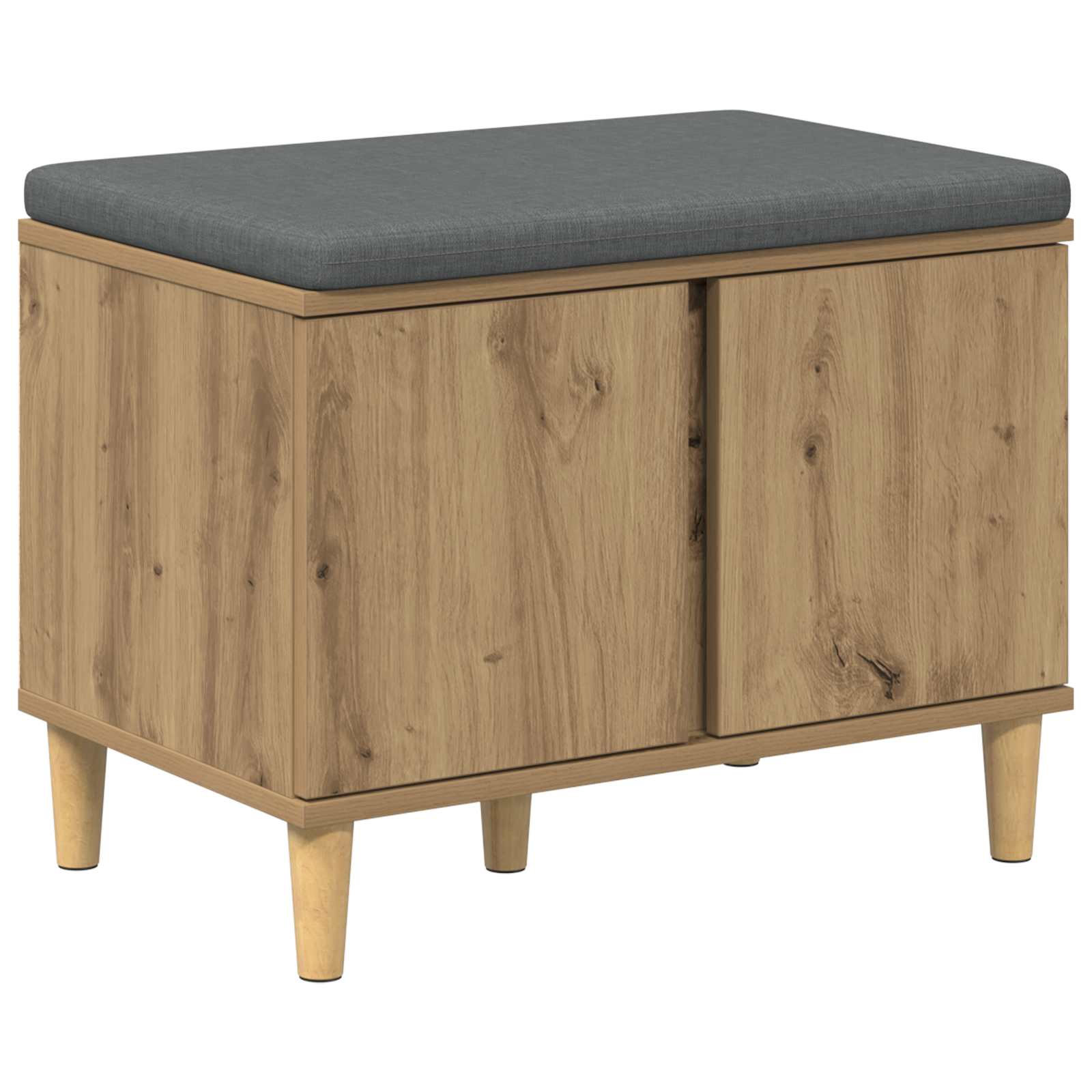 Panca per ingresso Rovere Artigianale 60 x 38 x 46 cm - homemem39