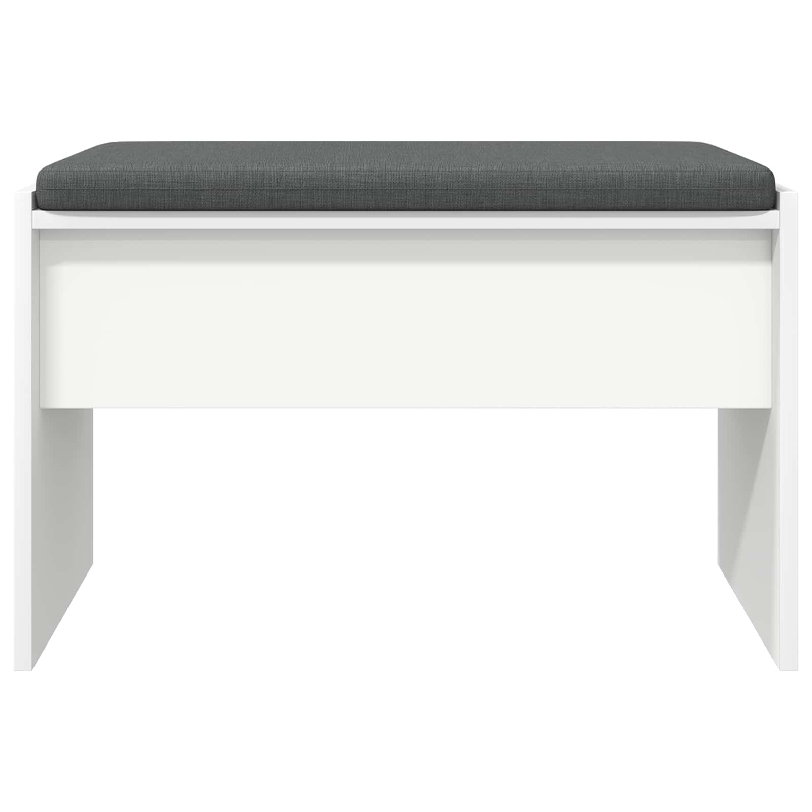 Panca per ingresso con cuscino Bianco 63 x 38 x 40 cm | homemem39