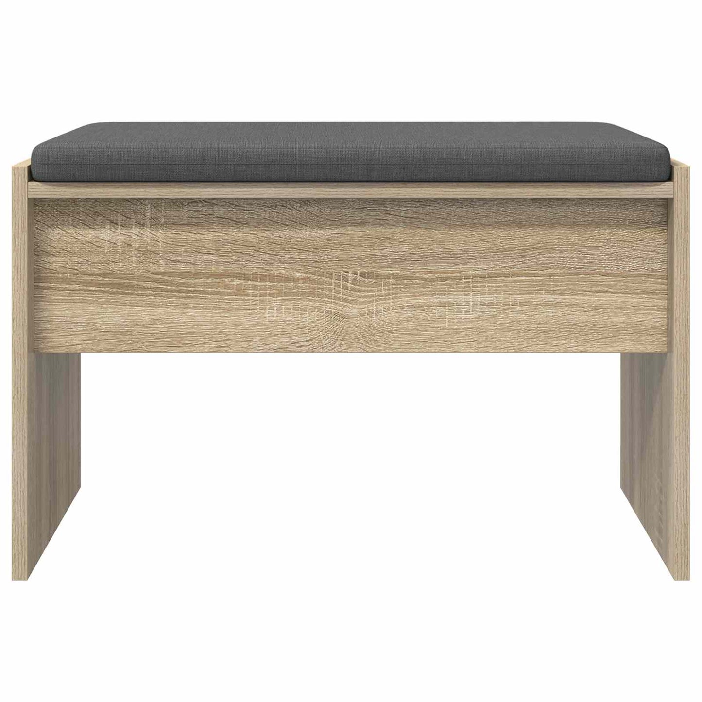 Panca per ingresso con cuscino Rovere Sonoma 63 x 38 x 40 cm | homemem39