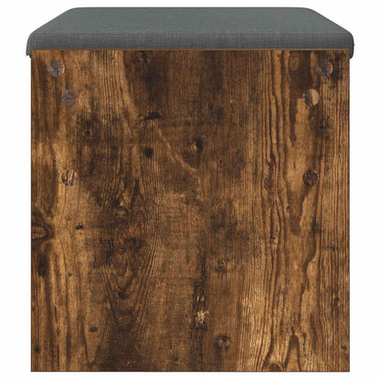 Panca per ingresso con cuscino Rovere fumé 63 x 38 x 40 cm | homemem39