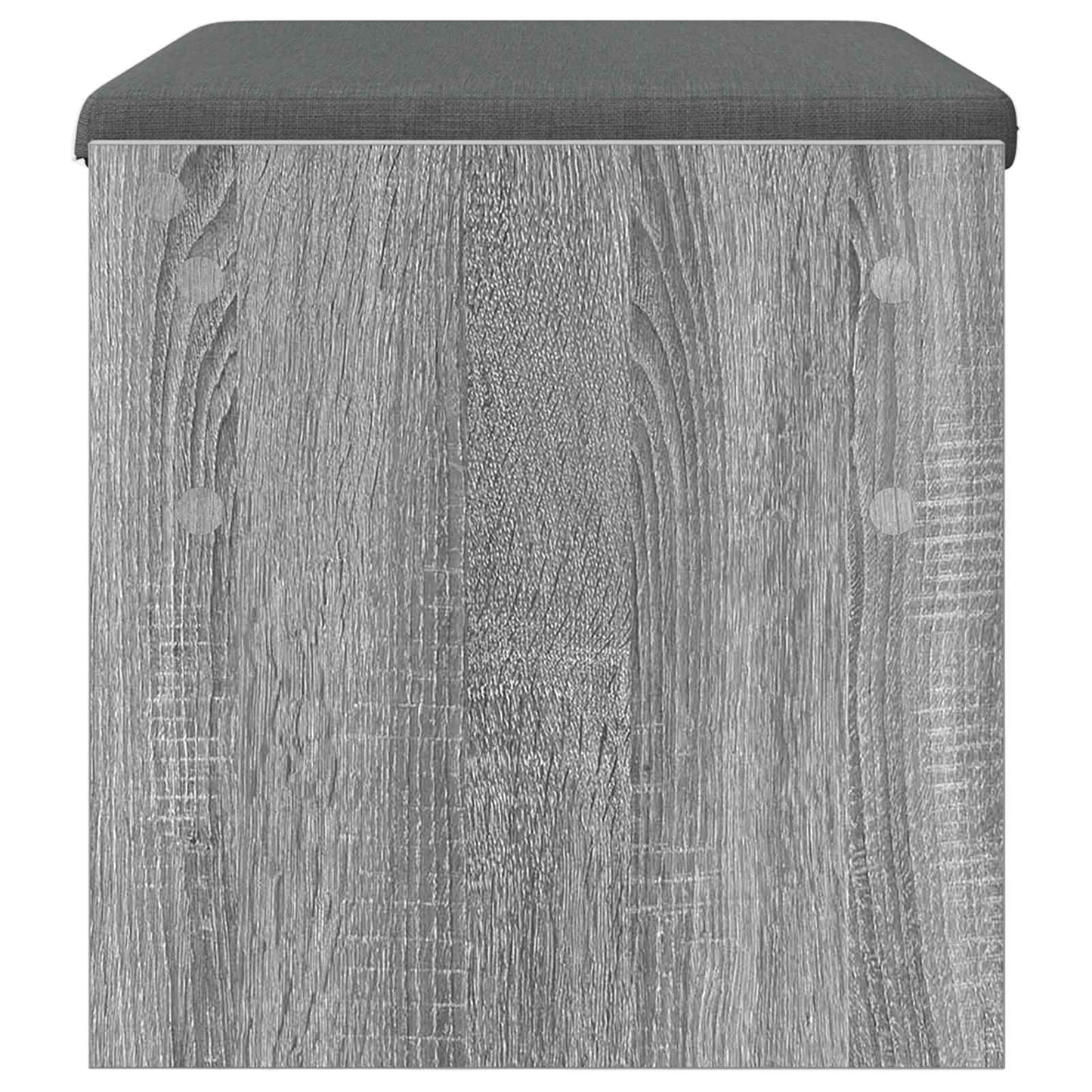Panca per ingresso con cuscino Grigio Sonoma 63 x 38 x 40 cm | homemem39
