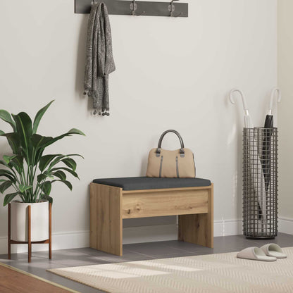 Panca per ingresso Rovere artigianale 63 x 38 x 40 cm - homemem39