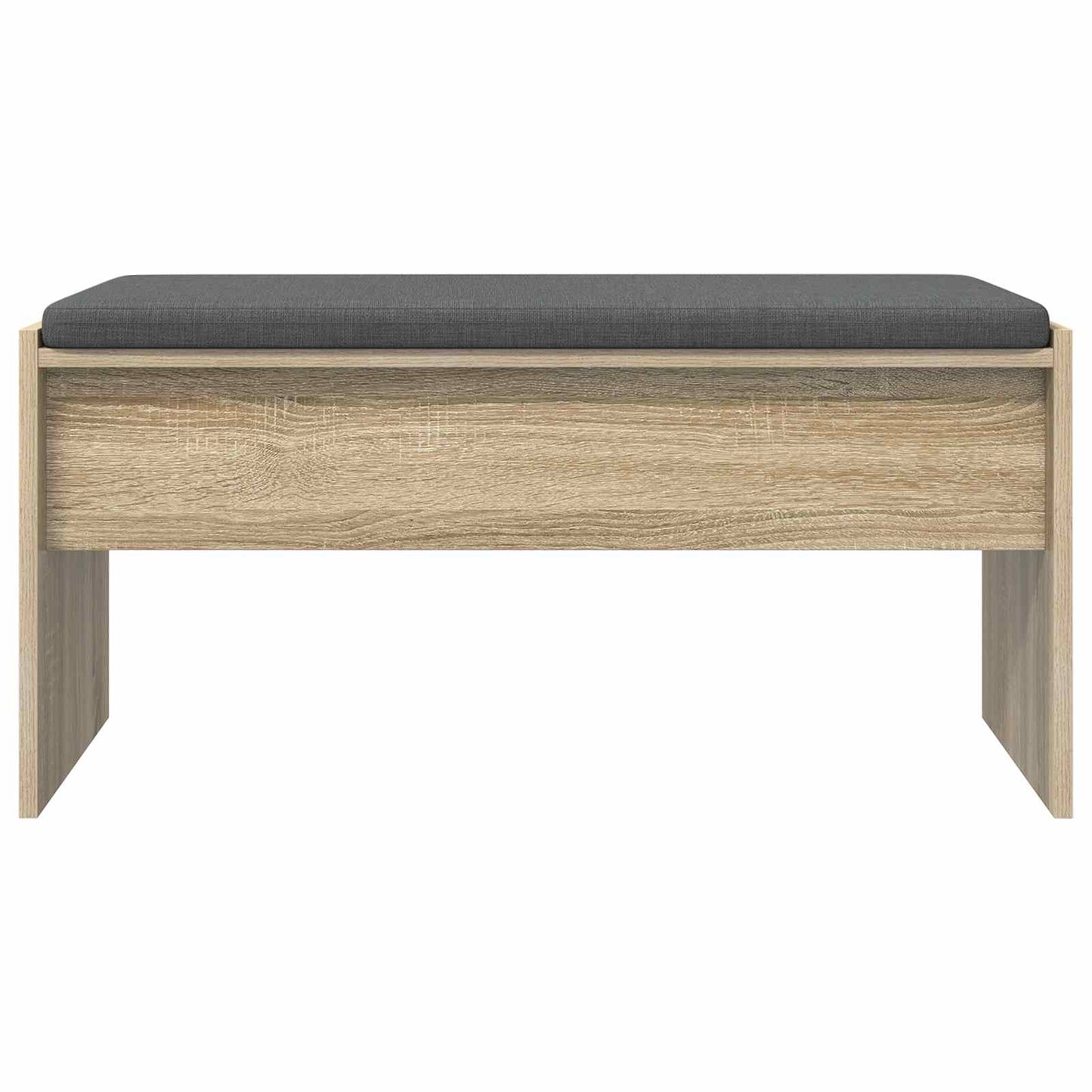 Panca per ingresso con cuscino Rovere Sonoma 83 x 38 x 40 cm | homemem39