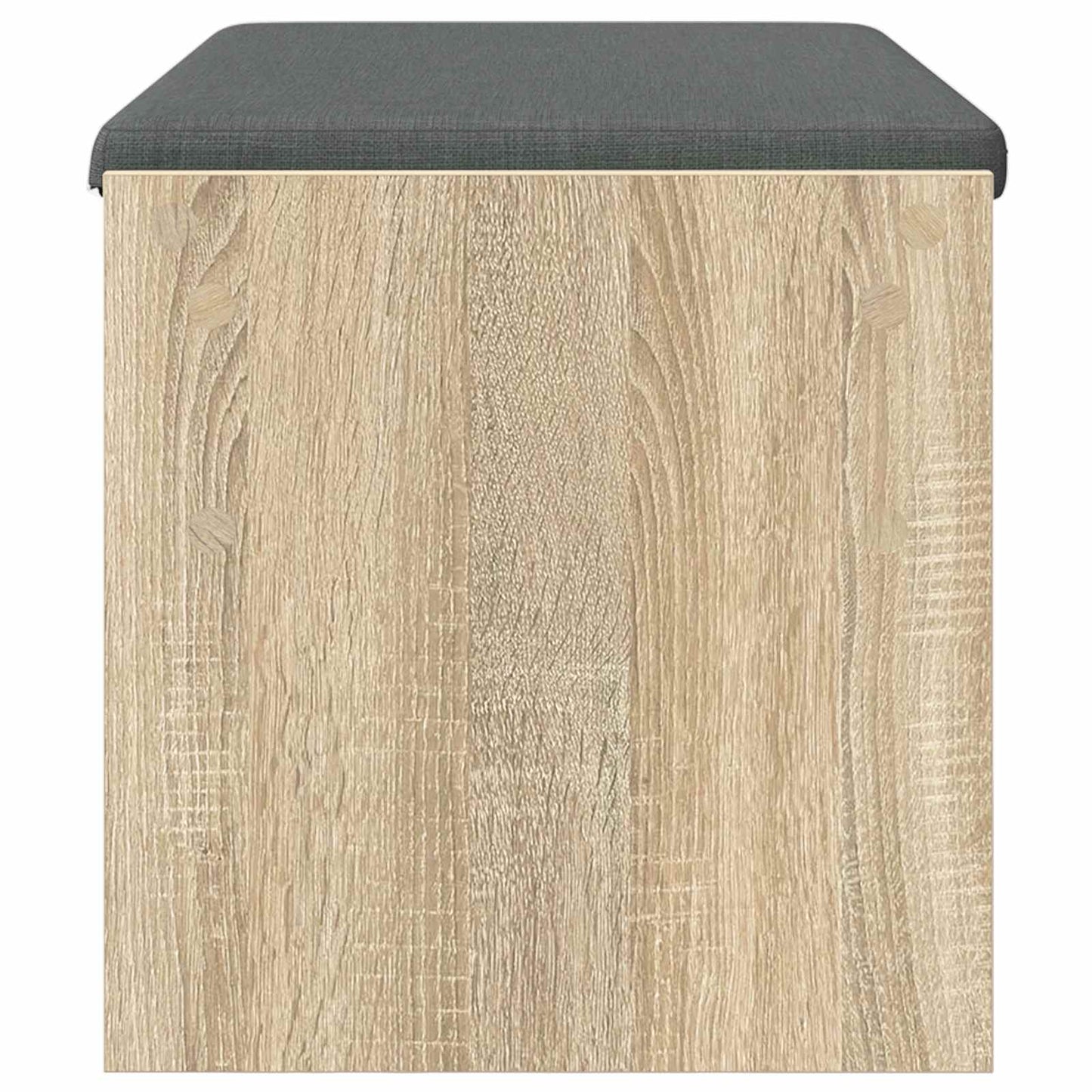 Panca per ingresso con cuscino Rovere Sonoma 83 x 38 x 40 cm | homemem39