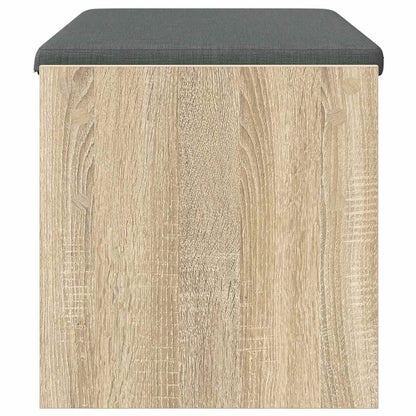 Panca per ingresso con cuscino Rovere Sonoma 83 x 38 x 40 cm | homemem39