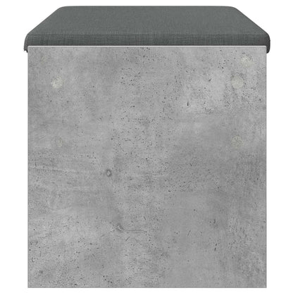 Panca per ingresso con cuscino Grigio cemento 83 x 38 x 40 cm | homemem39